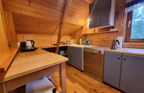 Chatka Baby Jagi - Domek z balią i kominkiem w lesie pośród jezior - Foto 25