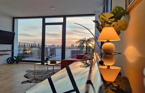 Maisonette-Penthouse inklusive Infrarot-Sauna über den Dächern von Magdeburg - Photo 15