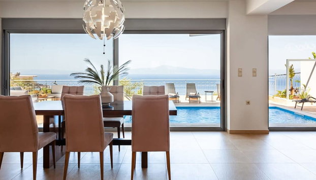 Aigli Luxury Villa - Panoramic Seaview Retreat - Foto 3, Habitación