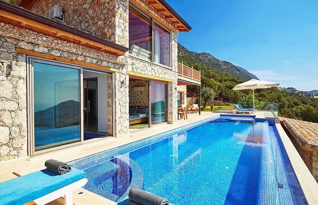 Kalkan Ultra Luks Villa 3 Yatak Odalı - Foto 12