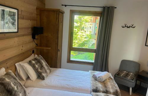 Arc 1950 Ski in Ski out and Spa- Newly refurbished 153 Sources De Marie- 2 bedroom , 2 bathroom-Sleeps 4-6, Mont Blanc view from every window, Free WiFi - Foto 18