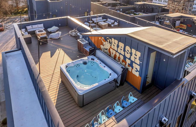 Hot Tub Game Room Rooftop Downtown Nashville - Foto 46
