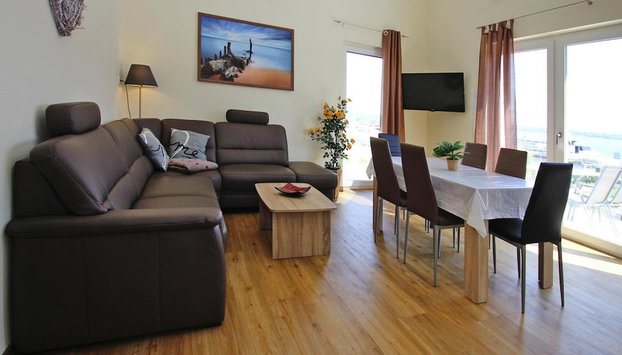 Appartement Hafenflair am Plauer See - Foto 5, Sala de estar
