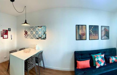 707- Apartamento Encantador, amplo e decorado, quarto, sala, cozinha, mobiliario moderno, cozinha completa com utensílios , Excelente vista da cidade e localização privelegiada no bairro Bigorrilho - Photo 20