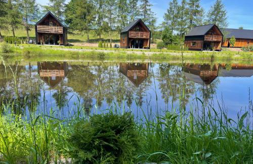 Przystanek Kistówko komfortowe domki z jacuzzi, staw wędkarski, kominek, las, przestrzeń - Foto 41