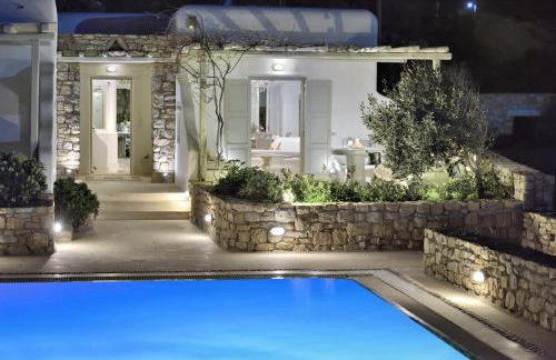 Villa Mon Rêve with Private Jacuzzi "5-minute walk - Ornos beach" - Foto 9