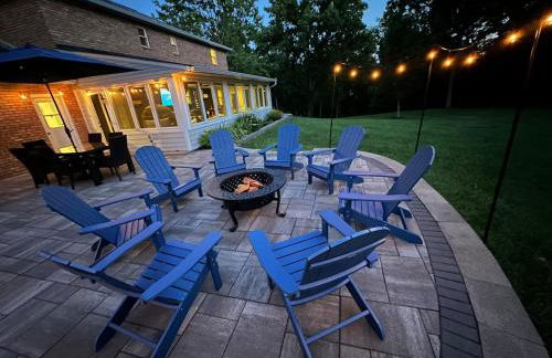 Mason Ohio Home large private yard firepit game room - Foto 37