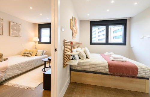 JES214B - Piso de lujo de 1 dormitorio con hermosas vistas a la ciudad - Alquiler temporal - Foto 38