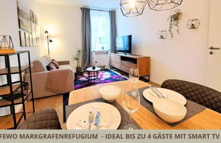 FeWo Markgrafenrefugium zentrumsnahe 2 Zi mit Küche für 1-4 Personen - Foto 1