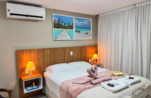 Magnífico APARTAMENTO de Charme - 3 quartos AR CONDICIONADOS SPLIT - Beira Mar, 2 banheiros, 2 Vagas Garagem, 4 Varandas, 2 Elevadores, Redes para Descanso, Wi-Fi, Air Fryer, Disney Plus, HBO Max, Cadeiras de Praia e Caixa Térmica - Photo 9