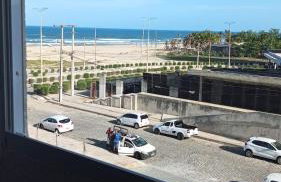 Vista Mar e Pé na Areia,Apartamento novo na Praia do Futuro bem próximo do Crocobeach - Foto 1