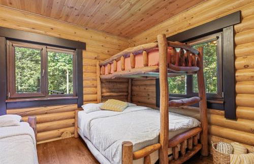 Log House Chalet, Volleyball field, Sauna, Hot Tub - Foto 56