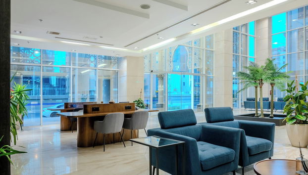 Sitzecke in der Lobby