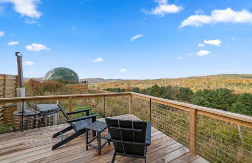 Barrel Hot Tub at 'The Eagle Dome' in Franklin - Foto 26