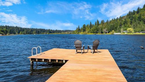 European White Castle on Lake Desire Private Dock - Foto 5