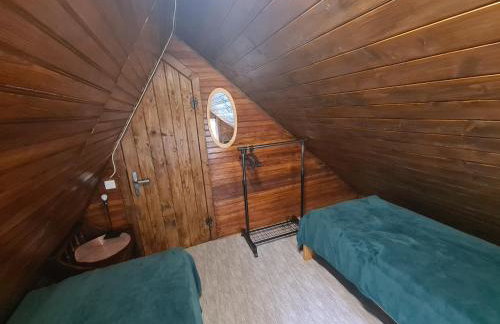 Duży drewniany domek nad rzeką, Obidza 381, Łącko - Foto 20