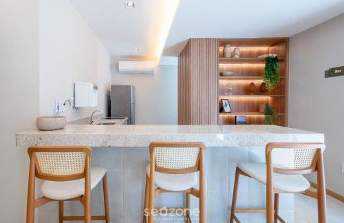 Aptos completos com lazer a poucos minutos da praia HFOs - Foto 1