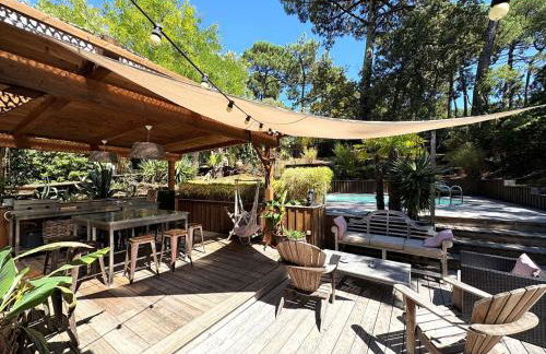 Villa en Bois avec Piscine Chauffée, Proche Plage & Dégustations Ostréicoles - FR-1-736-38 - Foto 29