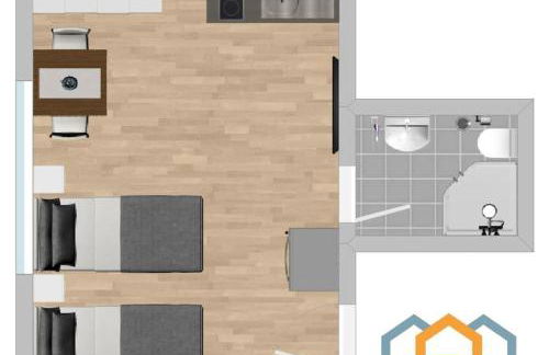 LAP102 - Smarte Monteurwohnung Übergangswohnung - Photo 5