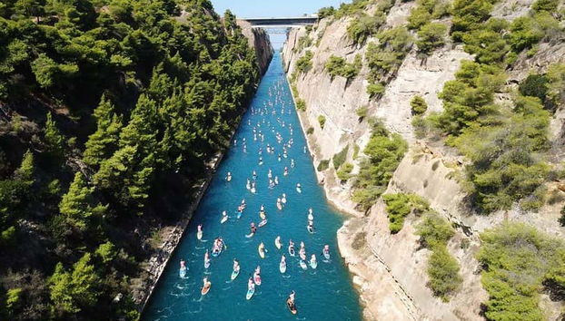 El canal de Corinto, una impresionante obra de ingeniería