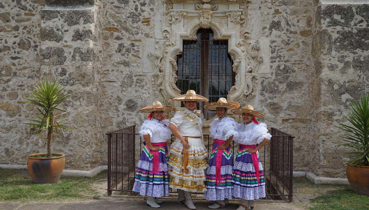 Women dressed in traditional clothing