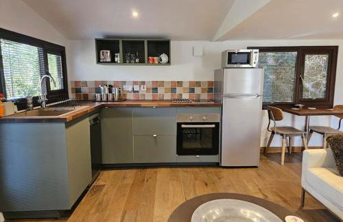 Treetops Lodge, private Cornish hideaway, parking, garden - Foto 29