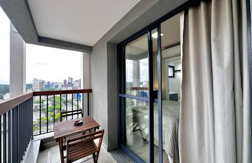 Studio com piscina a 1 minuto a pé do Metrô Brooklin - Foto 25