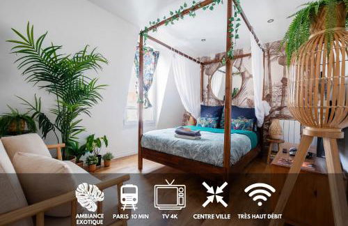 Studio Exotique Hyper-Centre Enghien 12min Paris - Foto 1