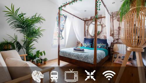 Studio Exotique Hyper-Centre Enghien 12min Paris - Foto 1