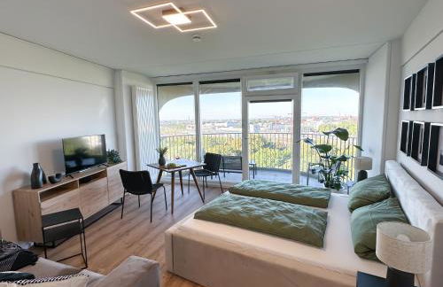 Helles Apartment mit tollem Blick über Augsburg - Foto 4