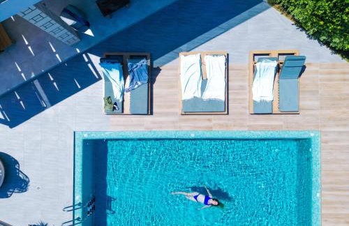 Paleokastro Villas with Private Heated Pool, Top Views - Next To Center - Top WiFi - Foto 22