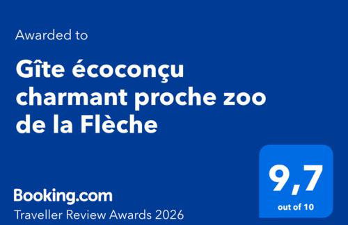 Gîte écoconçu charmant proche zoo de la Flèche - Foto 35