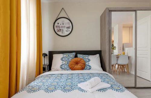 CosyHome - T1 calme - CDG 15 min - Paris 20 min - Parking gratuit - Foto 6