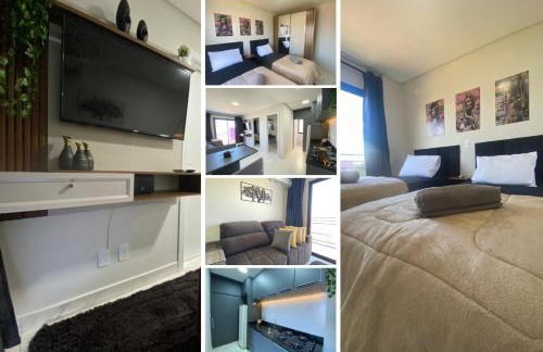 Stúdio de 1 Quarto, Wifi 500mb, Condominio com Elevador, 1 Vaga de Garagem, Cozinha Completa - Indicado para Grupos, Hospedes a Trabalho, Família e Pets - Foto 1