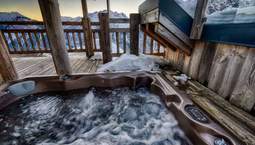 Chalet Le Perchoir, Spa, Sauna, sur les pistes - Foto 4