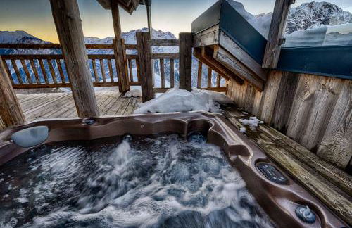 Chalet Le Perchoir, Spa, Sauna, sur les pistes - Foto 4