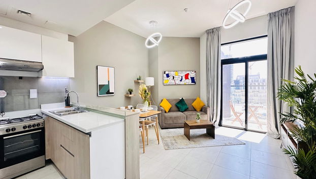 Premium 1-Bedroom Perla Apartment in JVC | Infinity Pool & Kids’ Play Area - Foto 5, Habitación