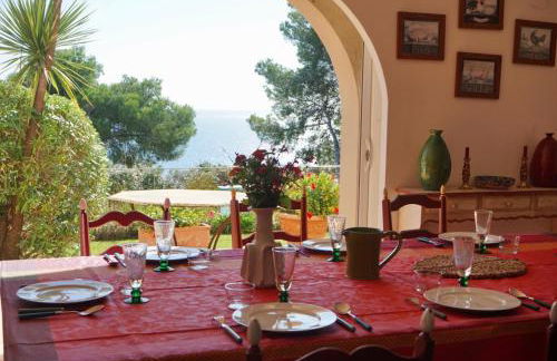 Grande villa familiale vue mer avec piscine - domaine privé à St Cyr sur Mer - Foto 28