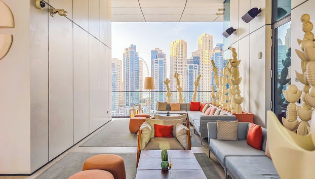 Zona de estar del vestíbulo