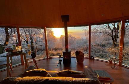 Craigmaddie Muir Roundhouse with Hot Tub Romantic, Luxury, Rural Stay for 2 Near Milngavie - Foto 21