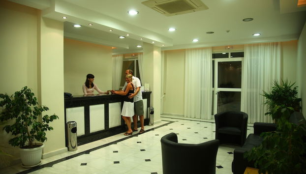 Check-in/check-out kiosk