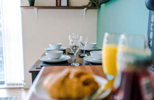 Modern 2BR near Manchester city centre - Free parking garage - Foto 15