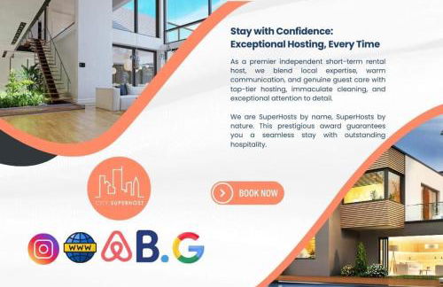 Central Sleeps 6 Apartment City SuperHost - Foto 22