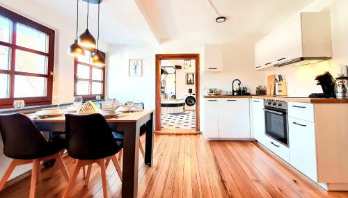 ROMANTIC-Apartment - Altbauflair mit Dachterrasse & Waldblick, Maisonette, 80m2 - Foto 3, stove, dishwasher, pet friendly, toaster, minibar