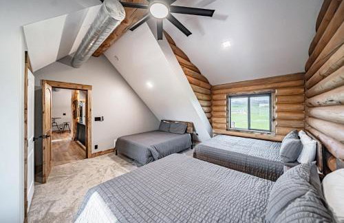 Luxe Teton View Log Cabin Hot Tub Large Groups - Foto 39