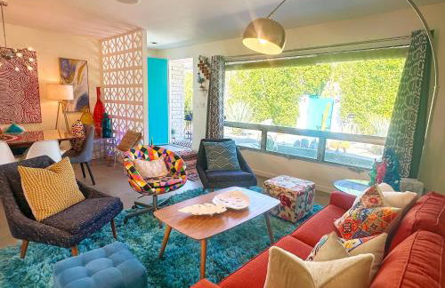 The Twin Palms Art House - vibrant, design-centric oasis, 2 mi to dowtown PS ID 3629 - Foto 2