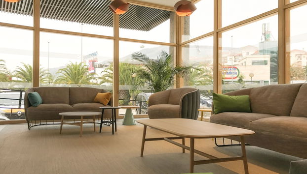 Lobby sitting area