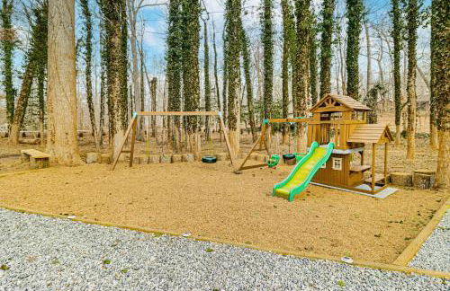 Hot Tub, Fire Pit and Patio A-Frame Stafford Cabin - Foto 23