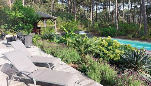 Maison au calme entre Océan et Lac, vue sur le golf, piscine chauffée, classée 4 étoiles - Foto 4