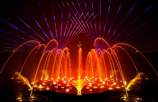 Espectáculo de luz y sonido en el templo Akshardham - Foto 3
